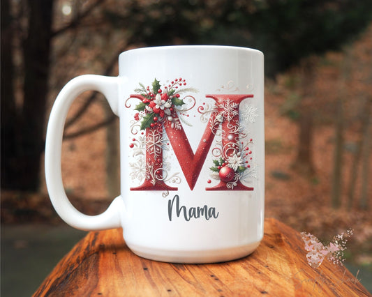 Red Christmas Personalized 15 oz Mug