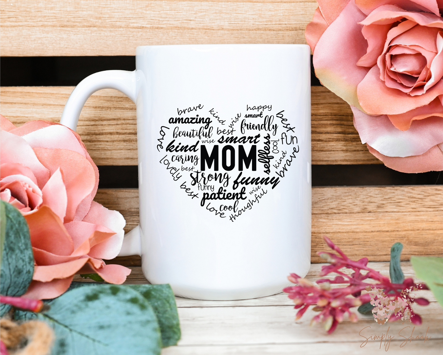 Mom Attributes 15 oz Mug