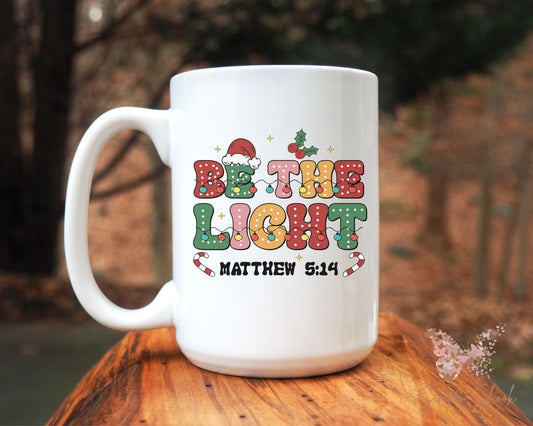 Be the Light with Lights 15 oz Mug