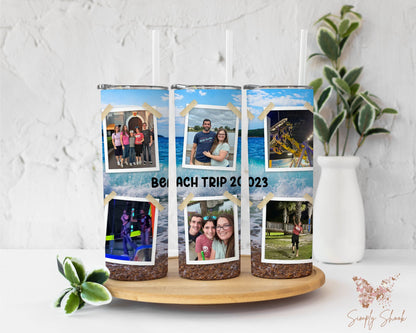 Custom Photo Family Vacation Tumbler