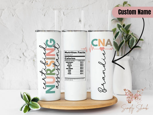 CNA Appreciation Personalized Tumbler