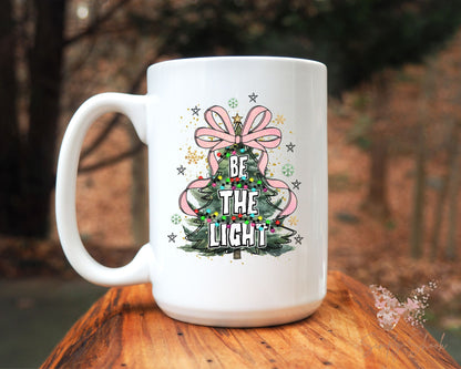 Be the Light Christmas Tree 15 oz Mug