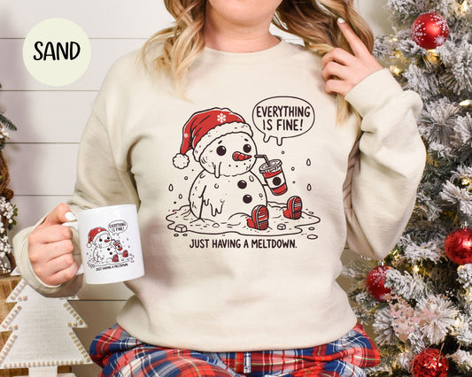 One Meltdown at a Time Sweatshirt