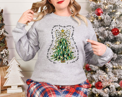 O Come Let Us Adore Him Sweatshirt