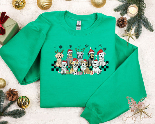 Dogs Christmas Sweatshirt