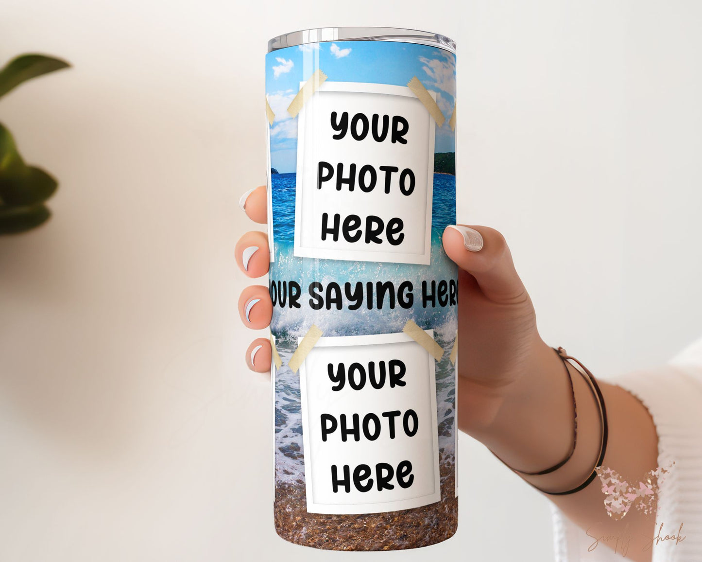 Custom Photo Family Vacation Tumbler