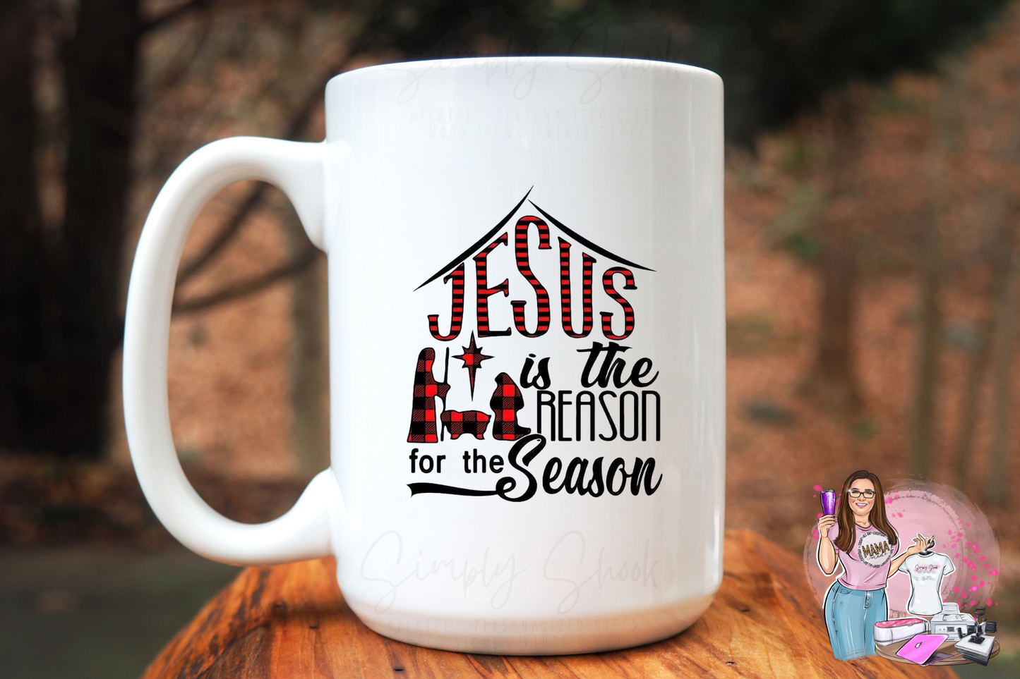Jesus is The Reason 15 oz Coffee Mug