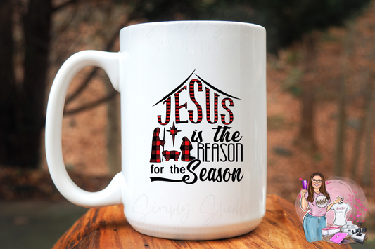 Jesus is The Reason 15 oz Coffee Mug