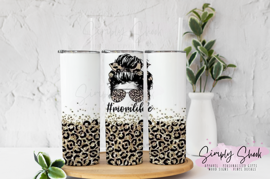 Cheetah #momlife Tumbler